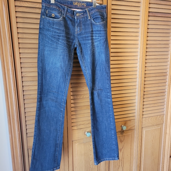 Billabong Dark Wash Boot Cut Jeans **Size 1** - Picture 2 of 7